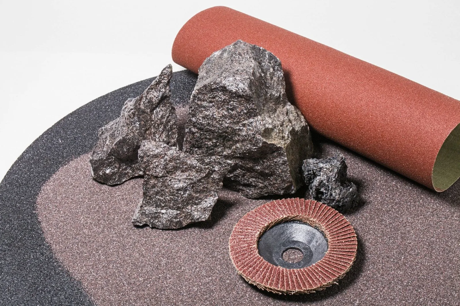 Industrial abrasive application
